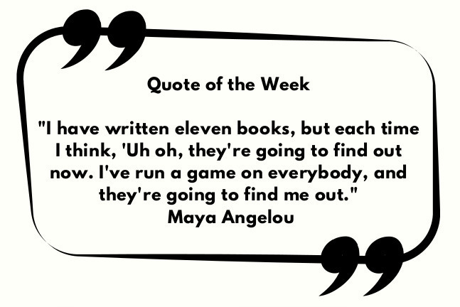 August Week 4 – Imposter Syndrome – Quote