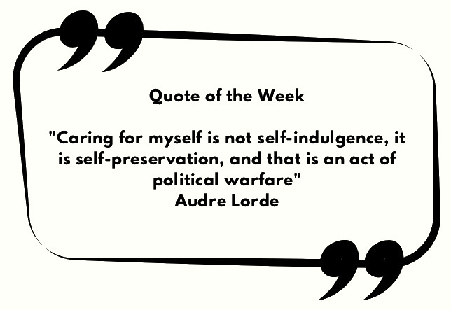 July Week 2 – Womens Health – Quote