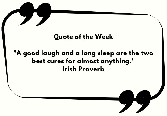 March week 3 – Sleep – Quote