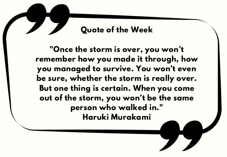 November – Week 1 – Drugs – Quote