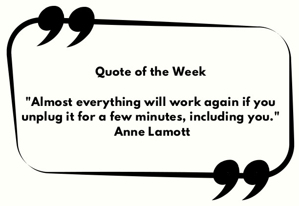 November – Week 2 – Overworking – Quote