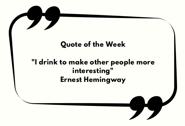 September Week 2 – Alcohol – Quote